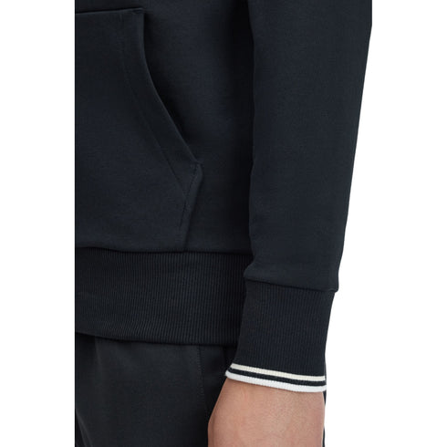 Felpa Uomo in cotone, con cappuccio dotato di coulisse e full zip