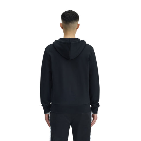 Felpa Uomo in cotone, con cappuccio dotato di coulisse e full zip