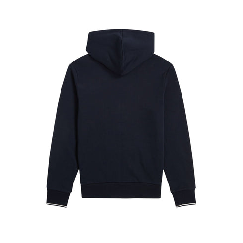 Felpa Uomo in cotone, con cappuccio dotato di coulisse e full zip