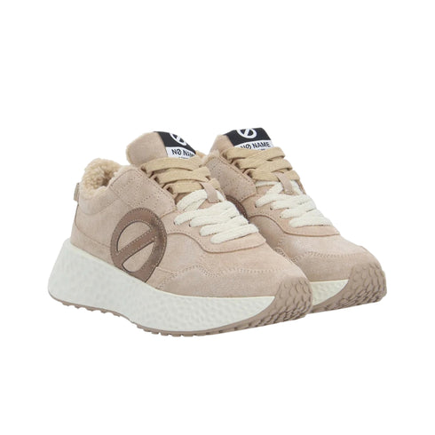 Sneakers Donna Carter Jogger, con tomaia in pelle scamosciate e pelliccia interna