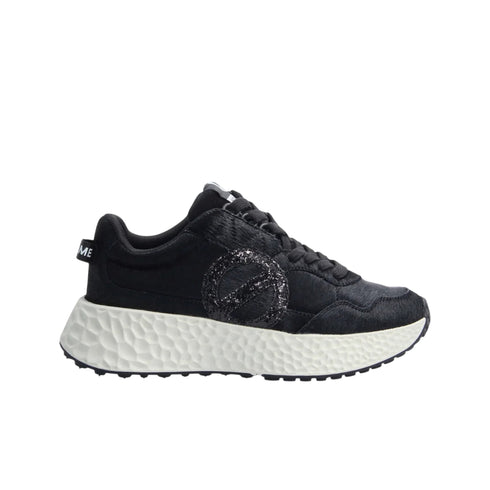 Sneakers Donna Carter Jogger, con tomaia in cavallino e logo laterale glitter