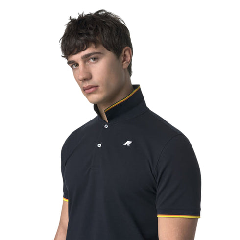 Polo uomo mm VINCENT blu - dettaglio