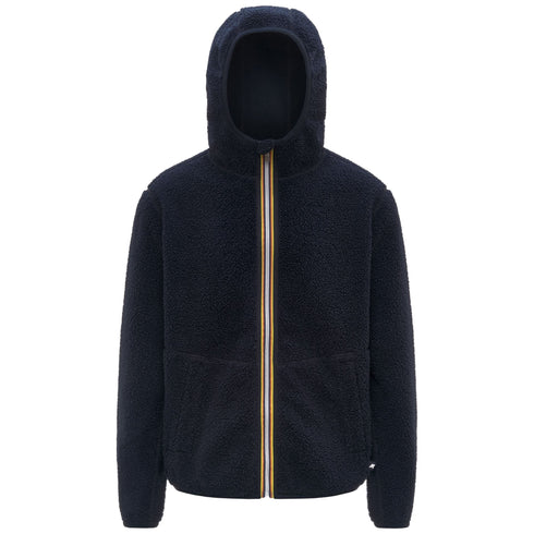 Giubbino Uomo Jack con lato in sherpa, cappuccio e chiusura frontale full zip