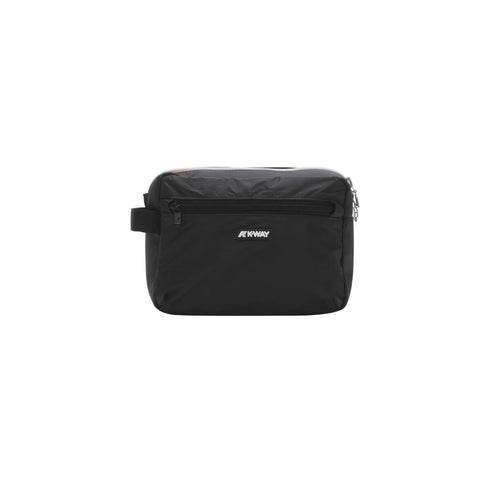 Beauty Case Unisex, in nylon, con tasca frontale e chiusura zip