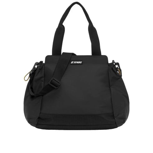 Borsa Donna modello Aisy, con due manici a spalla e logo gommato