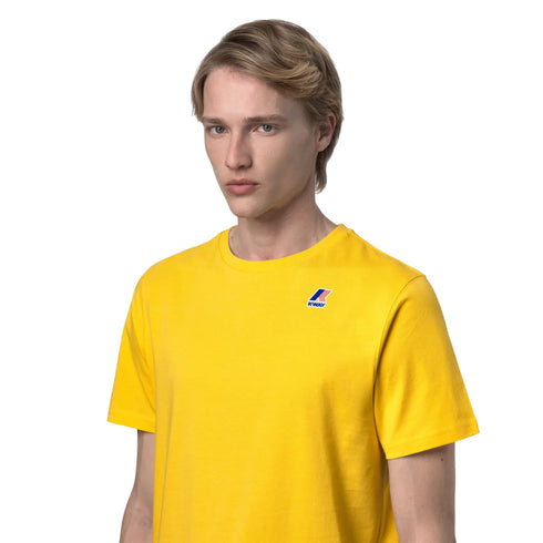 T-shirt LEONIDE Unisex gialla - dettaglio