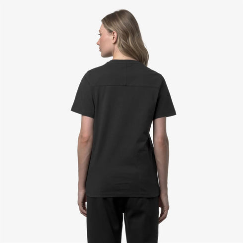 T-shirt LEONIDE Unisex nera - retro