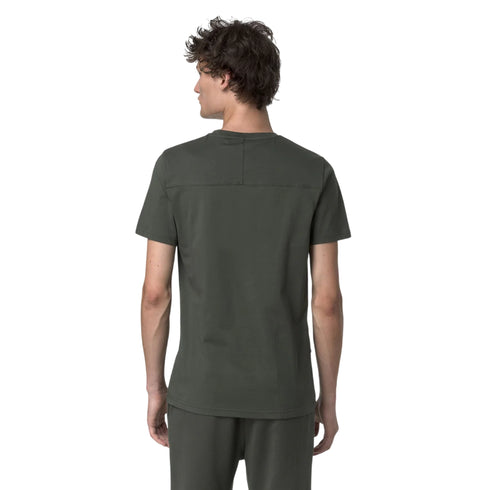 T-shirt LEONIDE Unisex militare - retro