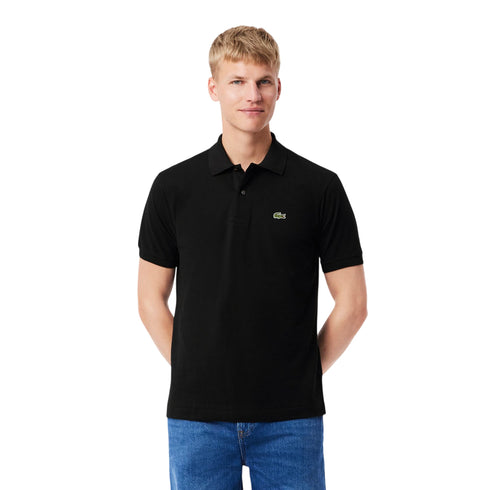 Polo Uomo con bottoni in madreperla nero - Francavilla Moda