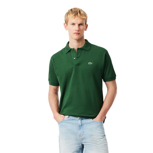 Polo Uomo con bottoni in madreperla verde - Francavilla Moda