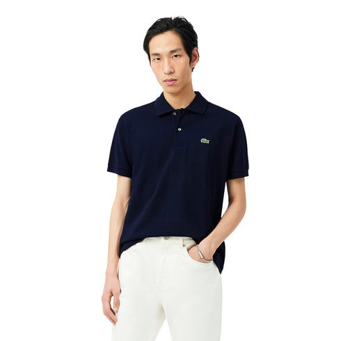 Polo Uomo con bottoni in madreperla blu - Francavilla Moda