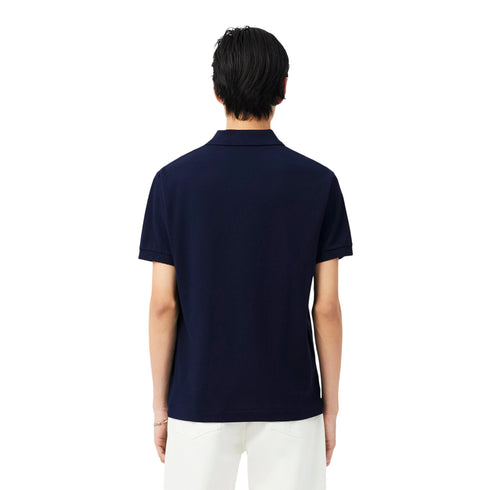 Polo Uomo con bottoni in madreperla blu - Francavilla Moda