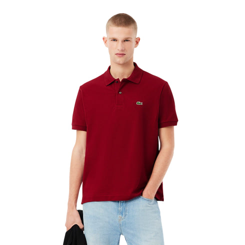 Polo Uomo con bottoni in madreperla bordeaux - Francavilla Moda