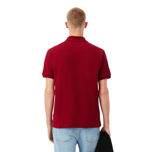 Polo Uomo con bottoni in madreperla bordeaux - Francavilla Moda