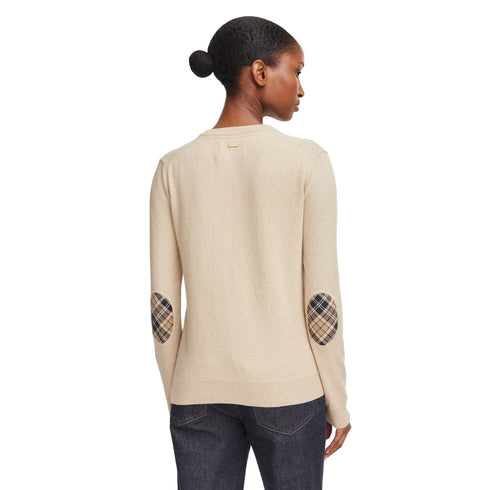 Cardigan Donna Pendle, a girocollo, realizzato in filato misto lana