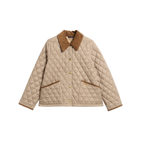 Giubbino Donna con colletto a camicia, taglio cropped e bottoni frontali
