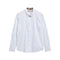 Camicia Donna Derwent in cotone oxford, con inserti tartan e pinces sul busto