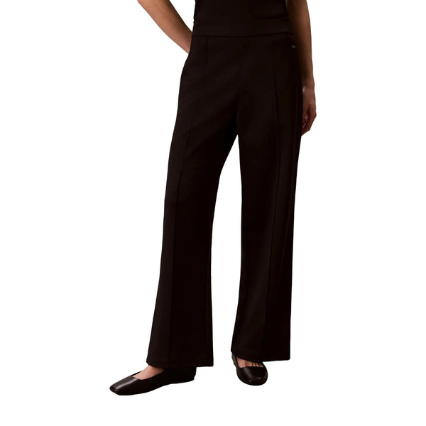 Pantalone Donna interlock, in viscosa, con tasche a filetto