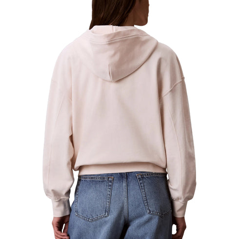 Felpa Donna sportiva, con full zip frontale e cappuccio
