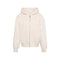 Felpa Donna sportiva, con full zip frontale e cappuccio