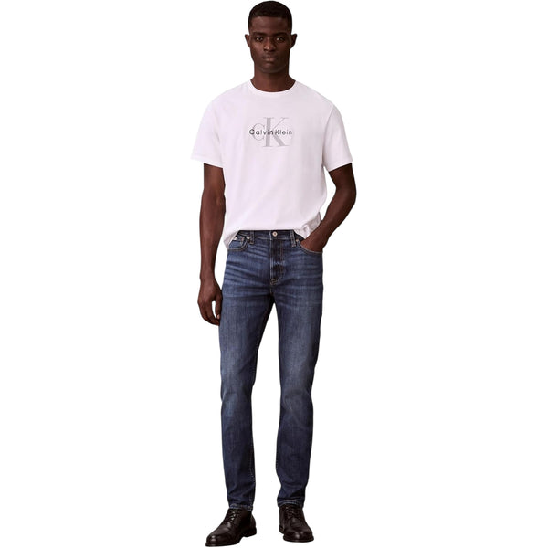 Jeans scuro uomo cinque tasche Slim taper dark irving