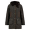 Parka Donna Bower Wax, cerato, con quattro tasche e cappuccio