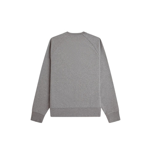 Felpa Uomo in cotone, dal fit rilassato, con logo tartan