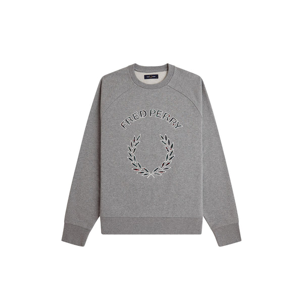 Felpa Uomo in cotone, dal fit rilassato, con logo tartan