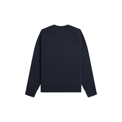 Felpa Uomo in cotone, dal fit rilassato, con logo tartan