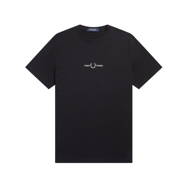 T-shirt Uomo dal taglio classico, con ricamo frontale e fit regolare