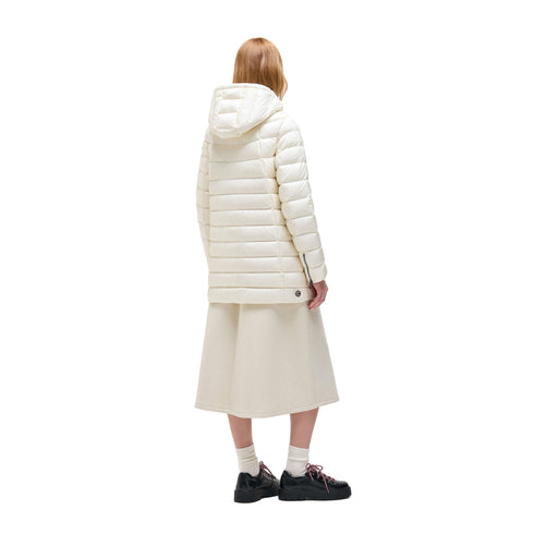 Piumino Donna medio, a trapezio, con cappuccio e chiusura full zip frontale