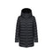 Piumino Donna medio, a trapezio, con cappuccio e chiusura full zip frontale