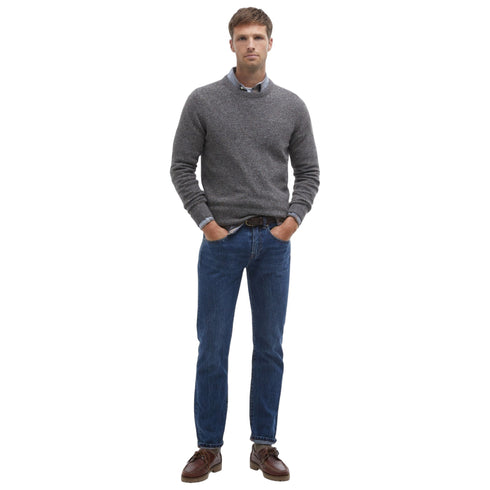 Maglia Uomo Essential Tisbury, con ricamo logo sul petto e finiture a costine