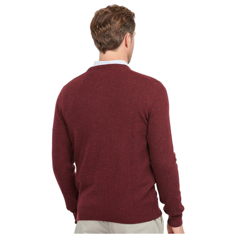 Maglia Uomo Essential Tisbury, con ricamo logo sul petto e finiture a costine