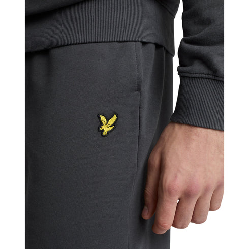 Shorts Uomo in Felpa con logo Antracite dettaglio -Francavilla Moda