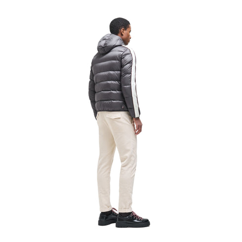 Piumino Uomo Heritage, con cappuccio ed inserto a contrasto sulle maniche