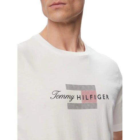 T-shirt Uomo Script Flag girocollo