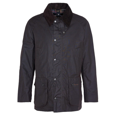 Giacca Uomo Ashby Wax, in cotone cerato, con scaldamani e tasche con patta