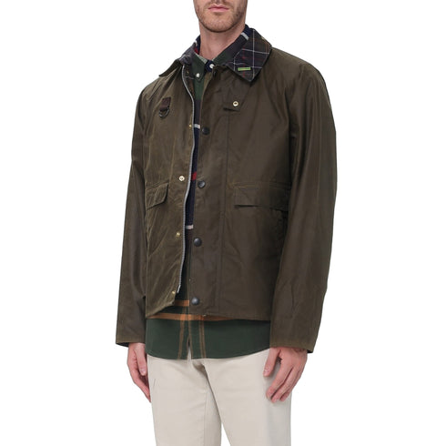 Giacca Uomo Spey Iconics, con colletto tartan e due tasche con patta