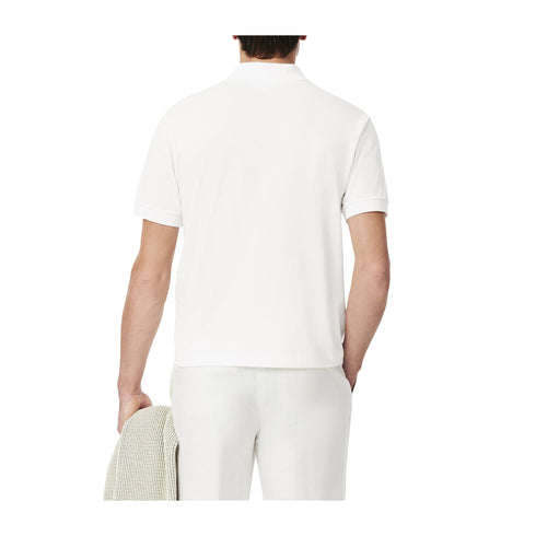 Polo Uomo Classic fit Light bianco modello retro - Francavilla Moda