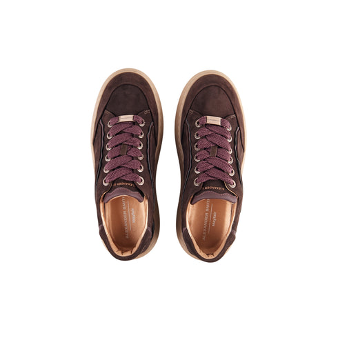 Sneakers Donna Mayfair, con tomaia in suede e suola ampia in gomma
