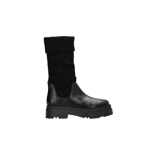 Stivale Donna gambale a trecce