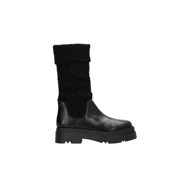 Stivale Donna gambale a trecce