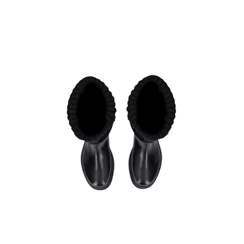 Stivale Donna gambale a trecce