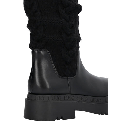 Stivale Donna gambale a trecce