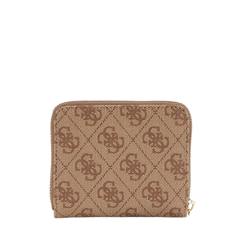 Portafoglio Donna Laurel Mini, con motivo logo all over e tasca interna per monete