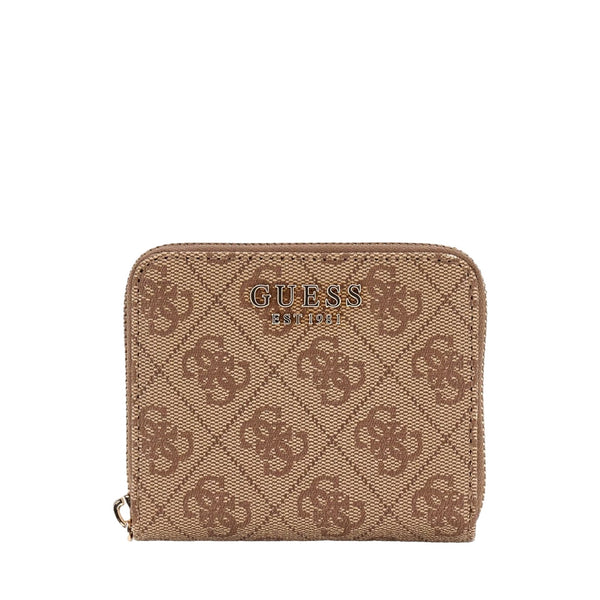 Portafoglio Donna Laurel Mini, con motivo logo all over e tasca interna per monete