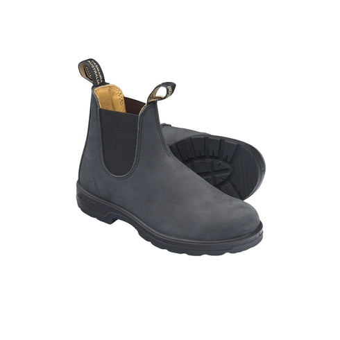 Stivaletto Unisex 587, con tomaia in pelle ed inserto elasticizzato