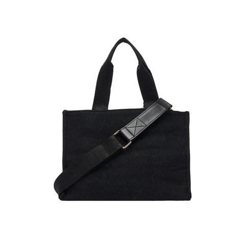 Borsa tote Donna con charm Nero - Francavilla Moda