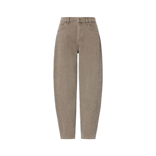 Pantalone Donna con strass applicati